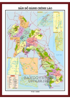 Bản đồ hành chính Lào